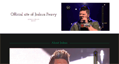 Desktop Screenshot of joshuapeavymusic.com