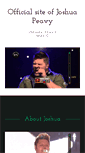 Mobile Screenshot of joshuapeavymusic.com